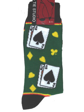 SOCKS - Cards on green