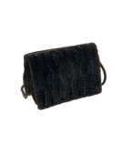 Price Reduced 
Black Velvet embroidered shoulder bag.  - TIE STUDIO