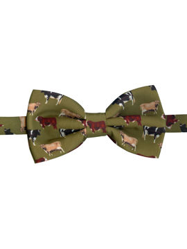COWS on Green Bow Tie
