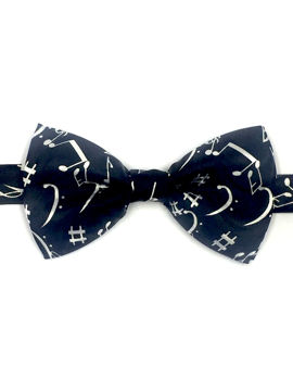 Music Notes Bow Tie