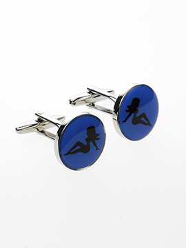 Erotica Cufflinks (Blue)