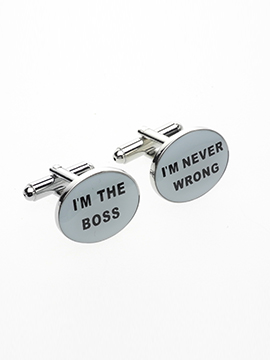 I'm The BOSS Cufflinks