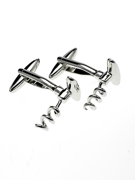 Corkscrew Cufflinks