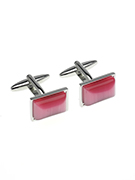 Red Stone Cufflinks - TIE STUDIO