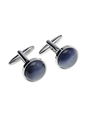 Round stone cufflinks - TIE STUDIO