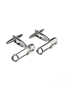 Safety Pins Cufflinks - TIE STUDIO