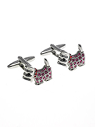 Scotty Dog Cufflinks - TIE STUDIO