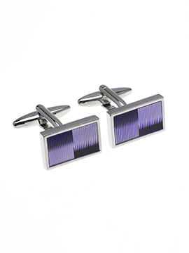 Purple Two Tone Cufflinks