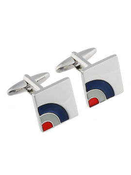 Quarter Roundel Cufflinks