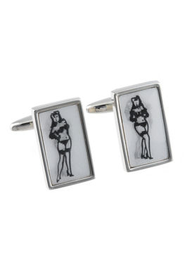 Erotica Cufflinks 3D