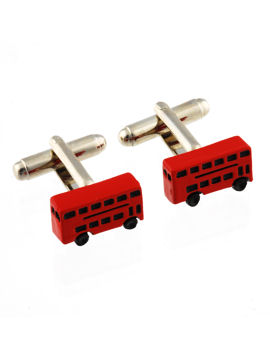 Red Bus Cufflinks