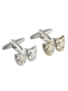 Theater Mask Cufflinks