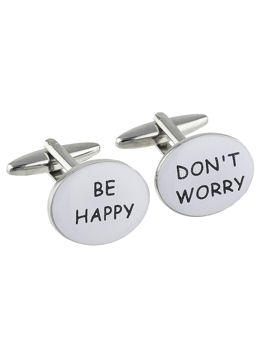 Dont Worry Be Happy Cufflinks