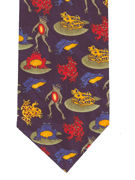 Frogs colourful Tie - TIE STUDIO