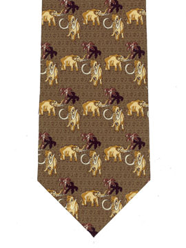 Mammoths Tie on a foliage green