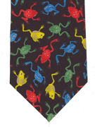 Frogs colourful Tie - TIE STUDIO