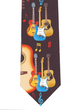 MUSIC - Guitars standing Tie