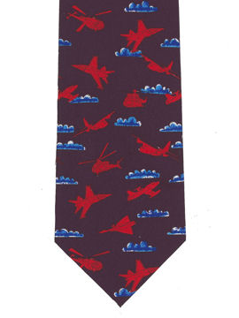 Planes & clouds Tie