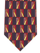 CRICKET - red/navy - TIE STUDIO