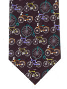 Cycles Tie on black - TIE STUDIO