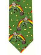 Leprechauns pot of gold, end of the rainbow - TIE STUDIO