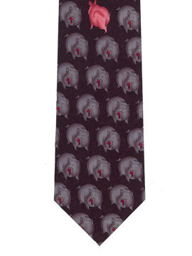 PIGS Tie - one showing behind