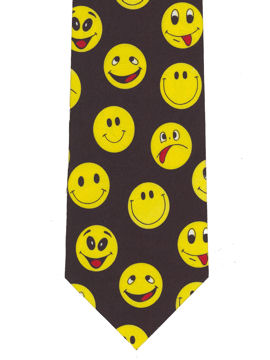 Smiley faces Tie