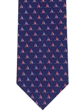 Sailing Boats tiny on Navy