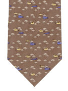 Crocodiles on light brown - TIE STUDIO