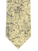 Weather Map UK Tie - TIE STUDIO