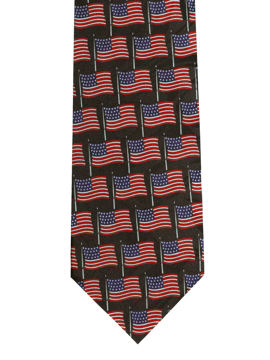 American Flag Tie