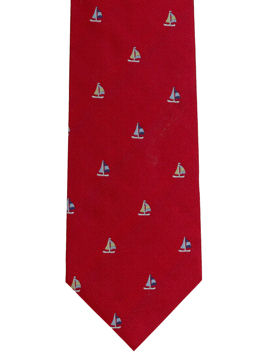 Sailing Boats Tie