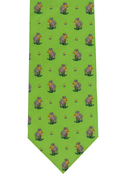 Dog & Bird Shooting Tie