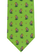 Dog & Bird Shooting Tie - TIE STUDIO