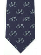 Bicycles on navy  - TIE STUDIO