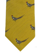 Pheasants on golden - TIE STUDIO