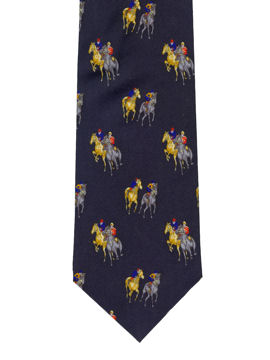 Racing Horses Tie