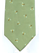 Bees on light green - TIE STUDIO