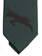 Stags jumping on a deep green
 - TIE STUDIO