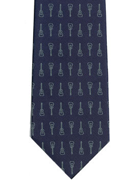 GUITARS repeat pattern Tie