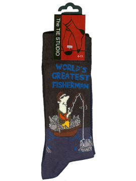 Worlds Greatest Fisherman Socks