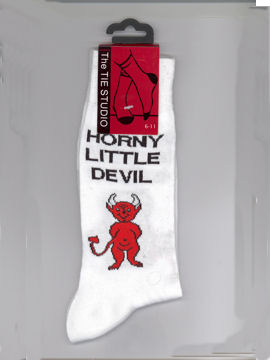 See Price for clearance 
Horny Little Devil Socks 