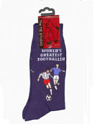 Worlds Greatest Footballer Socks  - TIE STUDIO