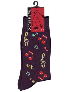 Music Notes Socks