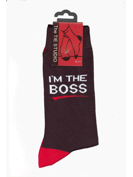 I am the BOSS  Socks