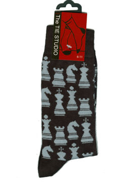 CHESS Pieces on Socks
