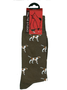 Pointer Dog Socks
