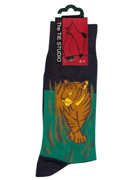 TIGER in search of prey socks 