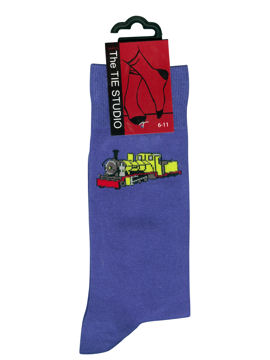 British Steam Train socks