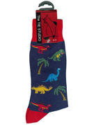 SOCKS - Dinosaurs on blue  
 - TIE STUDIO